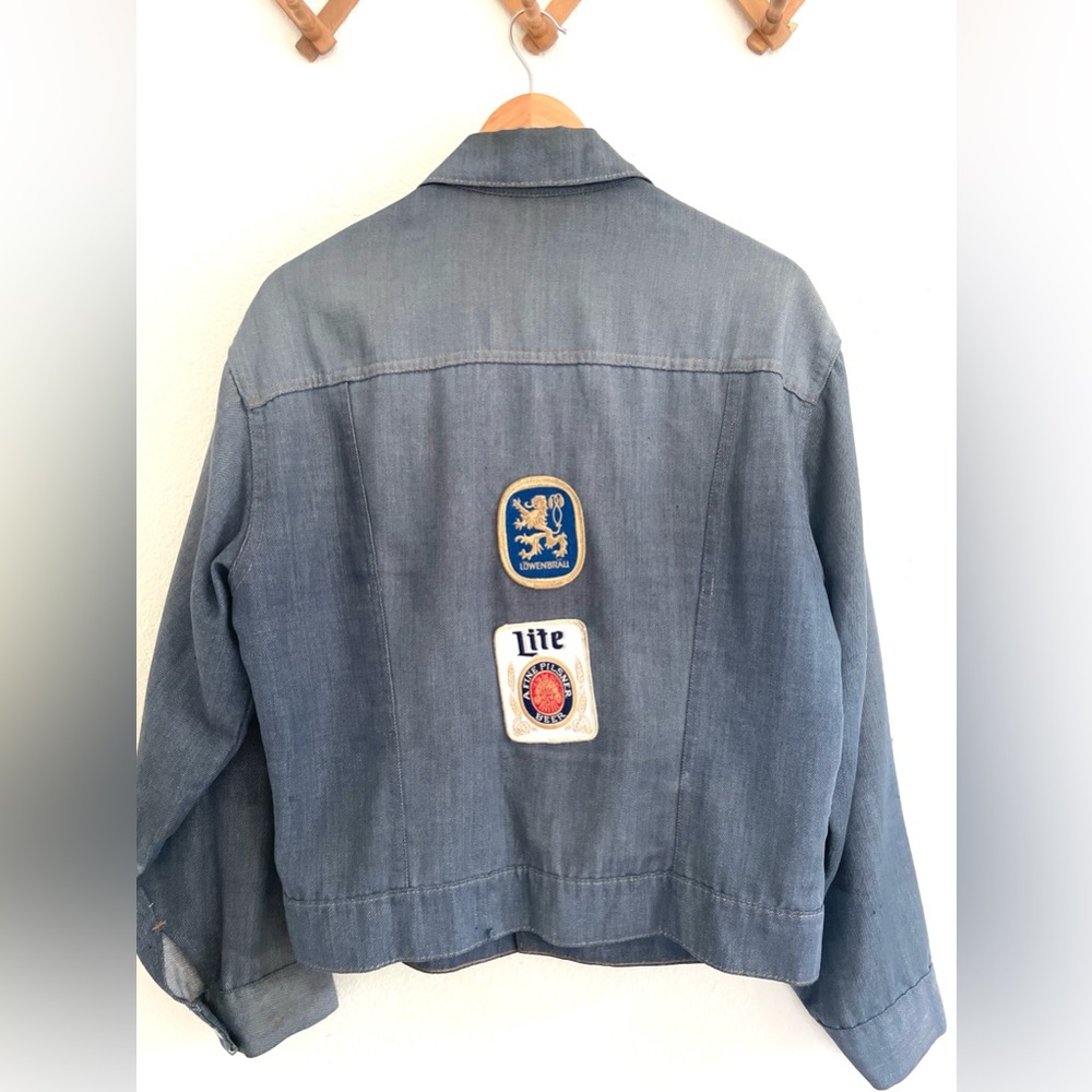 Vintage 60s 70s Ranchcraft Denim Jacket One of a Kind with Patches